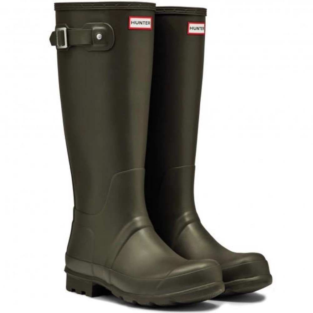 Hunters Womens original tall boots BLACK size 6